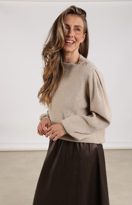 Trui Daytona Lurex Sand NKF03026