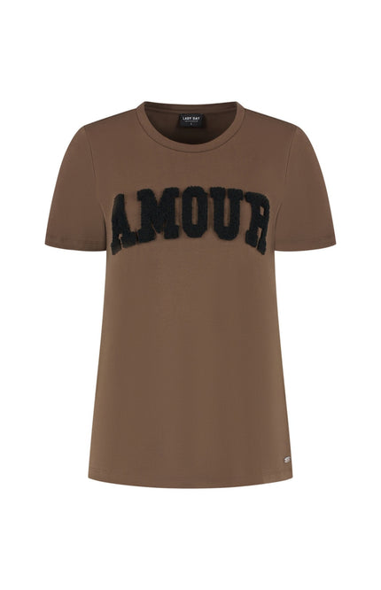 Travel T-shirt Lune Truffle L21.201.3655