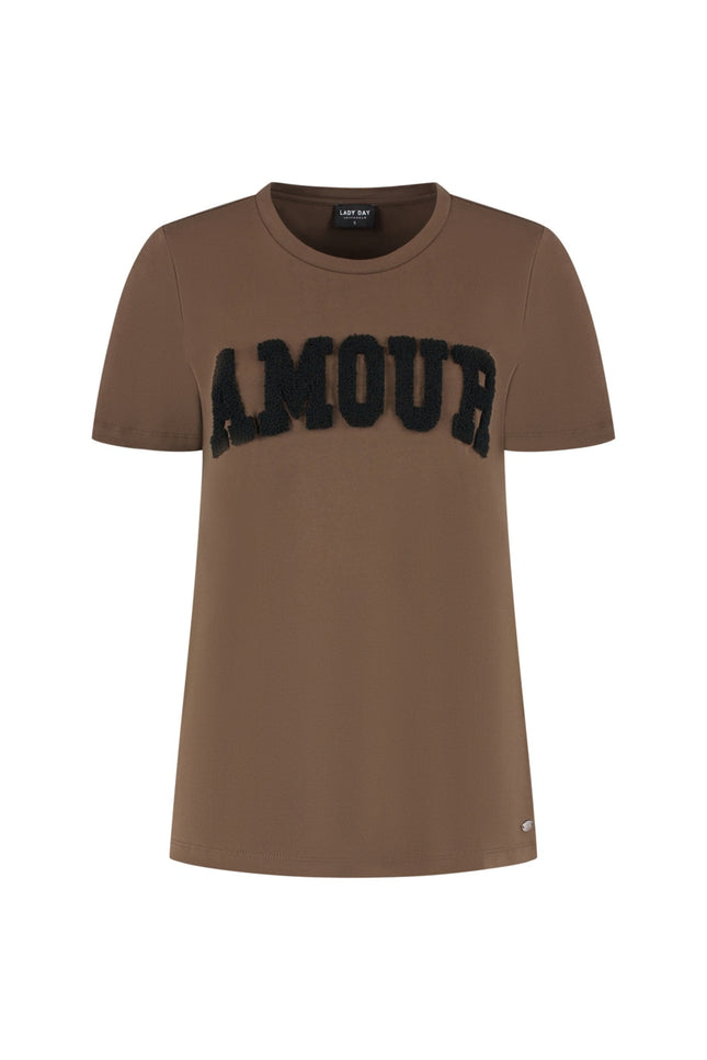 Travel T-shirt Lune Truffle L21.201.3655