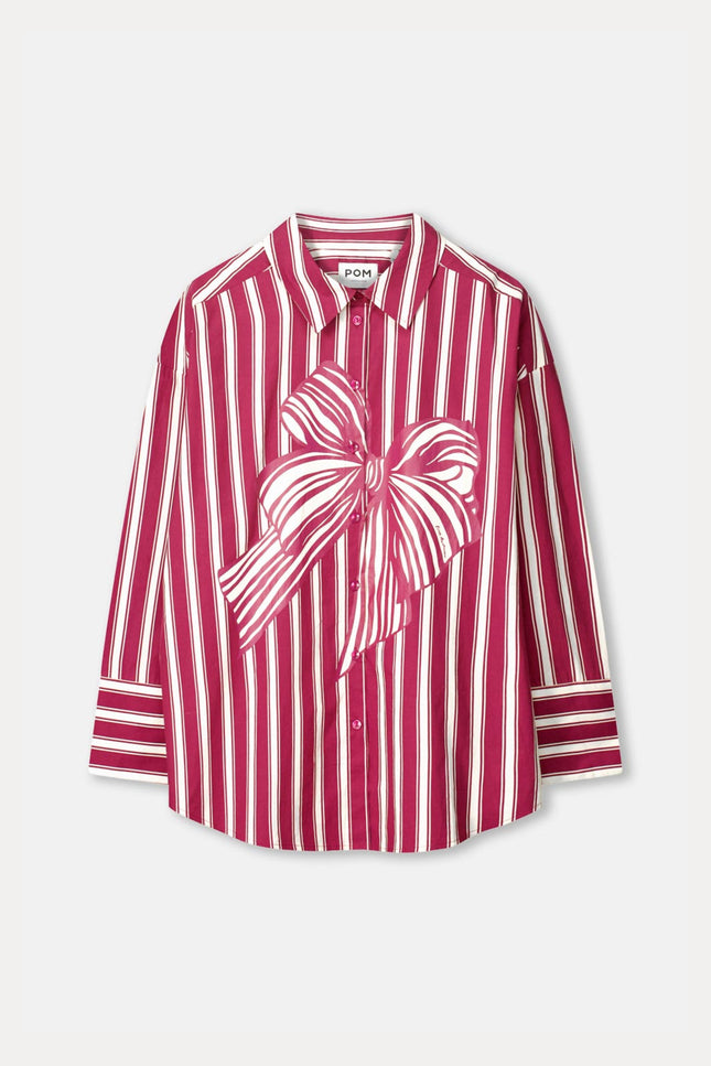 Blouse Beau Ribbon Red SP9738