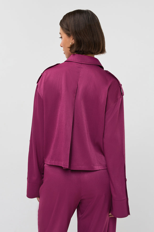 Studio Amaya Blouse Zea Purple Stretchshop.nl