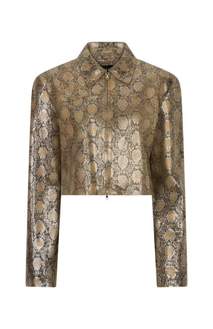 Ibana Jacket Jaylin Snake Serpent Metallic Stretchshop.nl