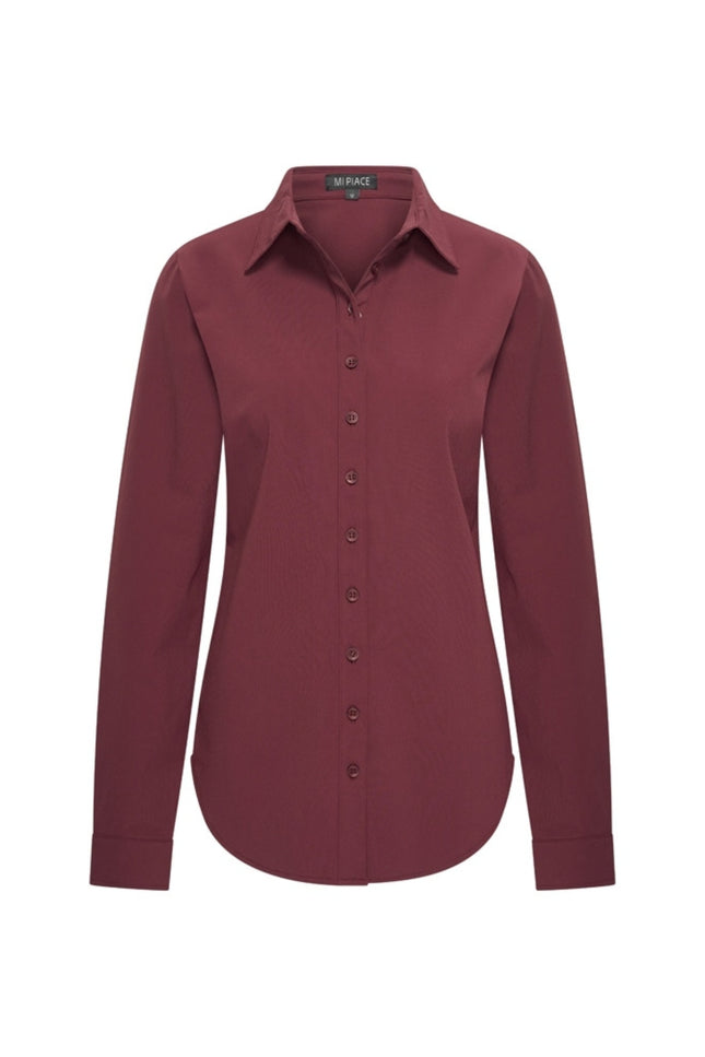 Travel Blouse Burgundy 60840