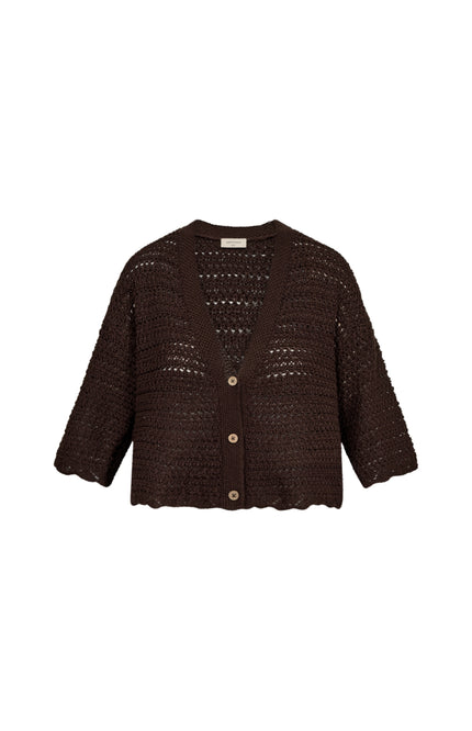 Freequent Vest Fqgrscalvi Coffee Bean 207986 Stretchshop.nl