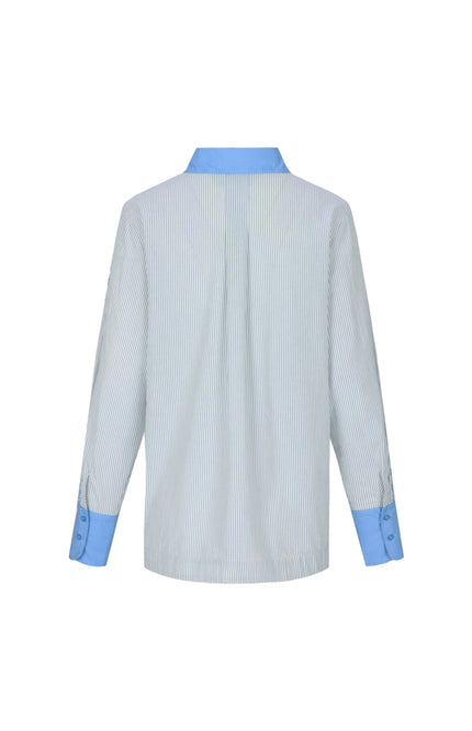 Blouse Lucille Offwhite Celestial Blue