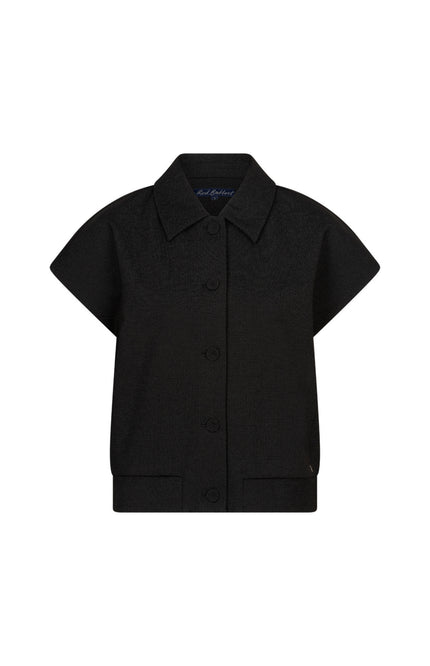 Bomber Sleeveless Fancy Punta Black SRB5127