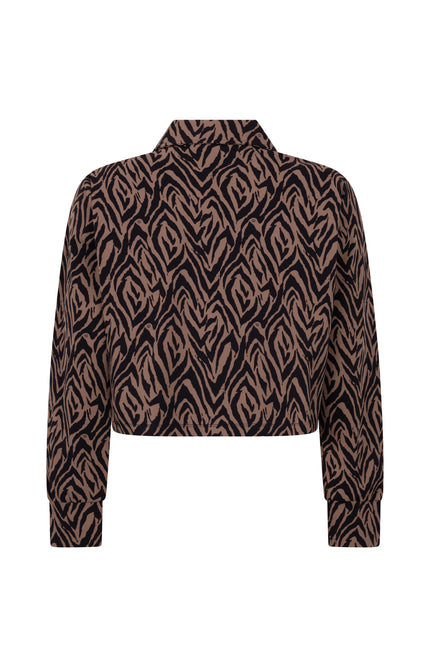 Travel Jacket Alma Mocha Navy 254