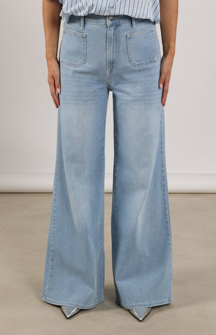 Nukus Jeans Scarlet Bleached Denim NKS09061 Stretchshop.nl