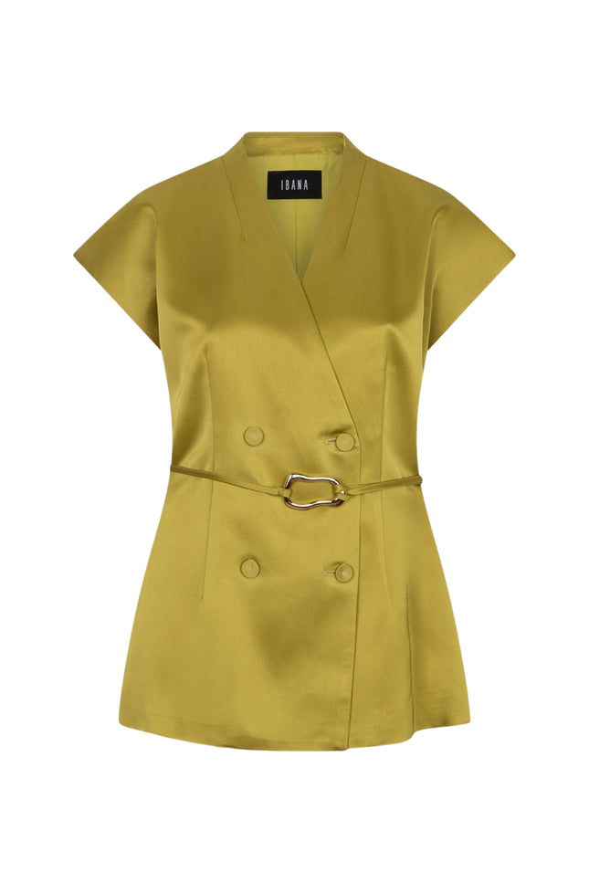 Ibana Top Teja Gold Green Stretchshop.nl