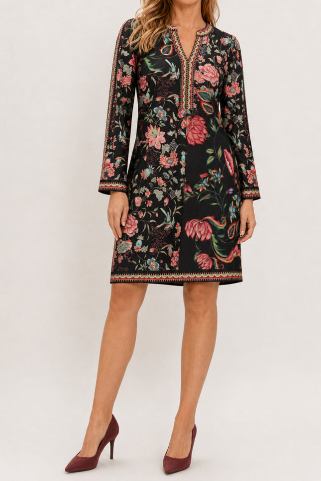 Jurk Met Bloemenprint D604-P177