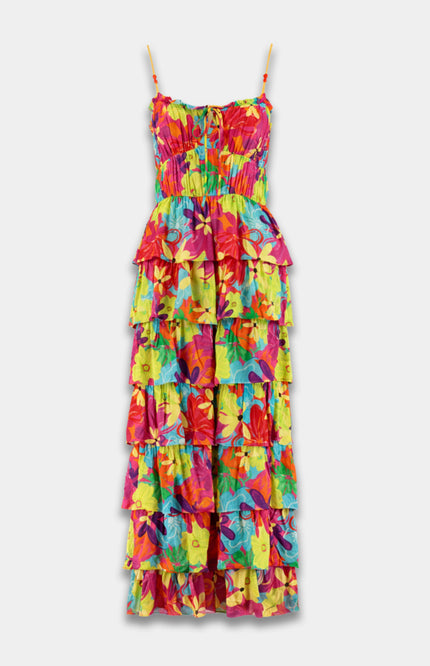 Harper & Yve Jurk Dina Multi Flower HS6P905 Stretchshop.nl