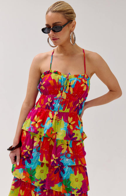 Harper & Yve Jurk Dina Multi Flower HS6P905 Stretchshop.nl