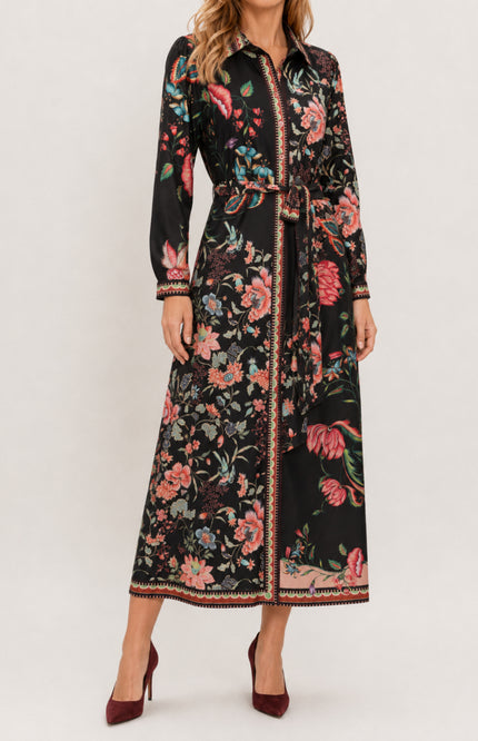 Jurk Maxi Met Bloemenprint D603-P177