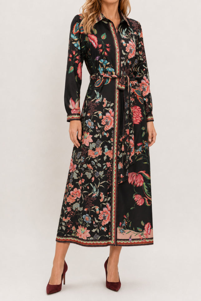 Jurk Maxi Met Bloemenprint D603-P177