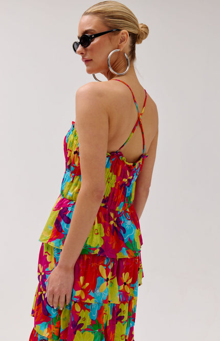 Harper & Yve Jurk Dina Multi Flower HS6P905 Stretchshop.nl