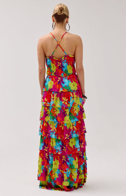Harper & Yve Jurk Dina Multi Flower HS6P905 Stretchshop.nl