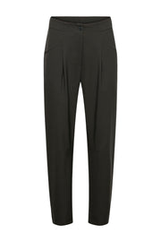 &Co woman Heavy Travel Broek Pris in donker kaki, stevige reisbroek met comfortabele pasvorm en functioneel design.