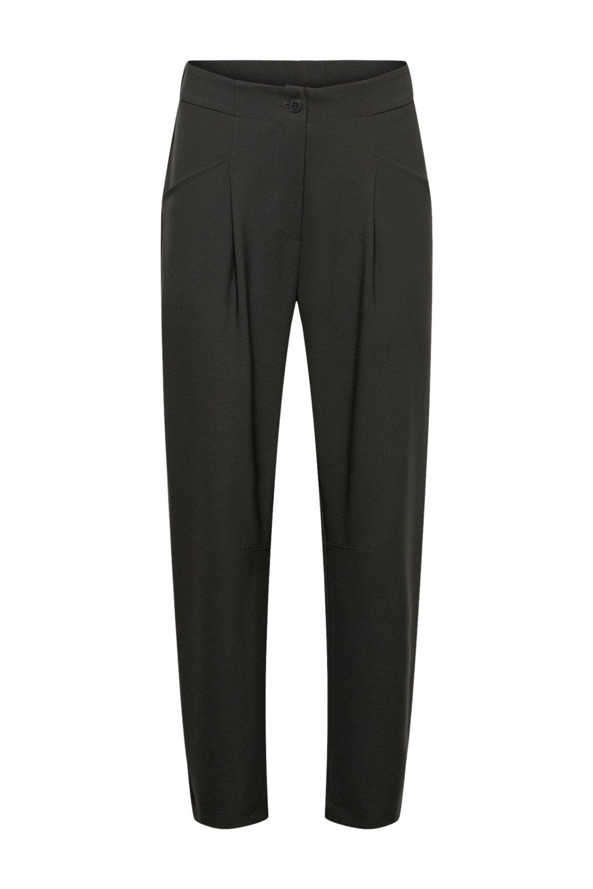&Co woman Heavy Travel Broek Pris in donker kaki, stevige reisbroek met comfortabele pasvorm en functioneel design.