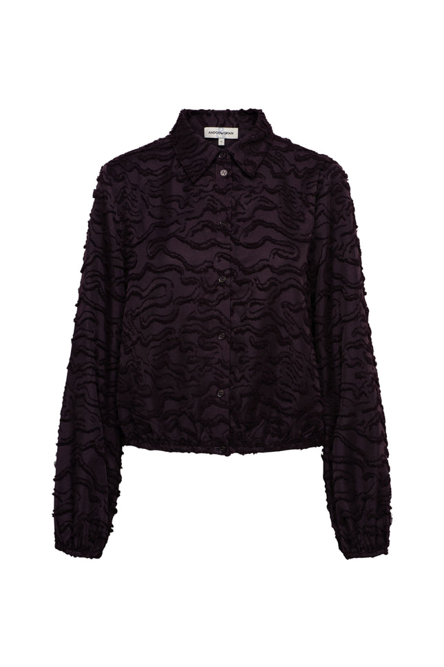 Blouse Wendelien Deep Plum BL464