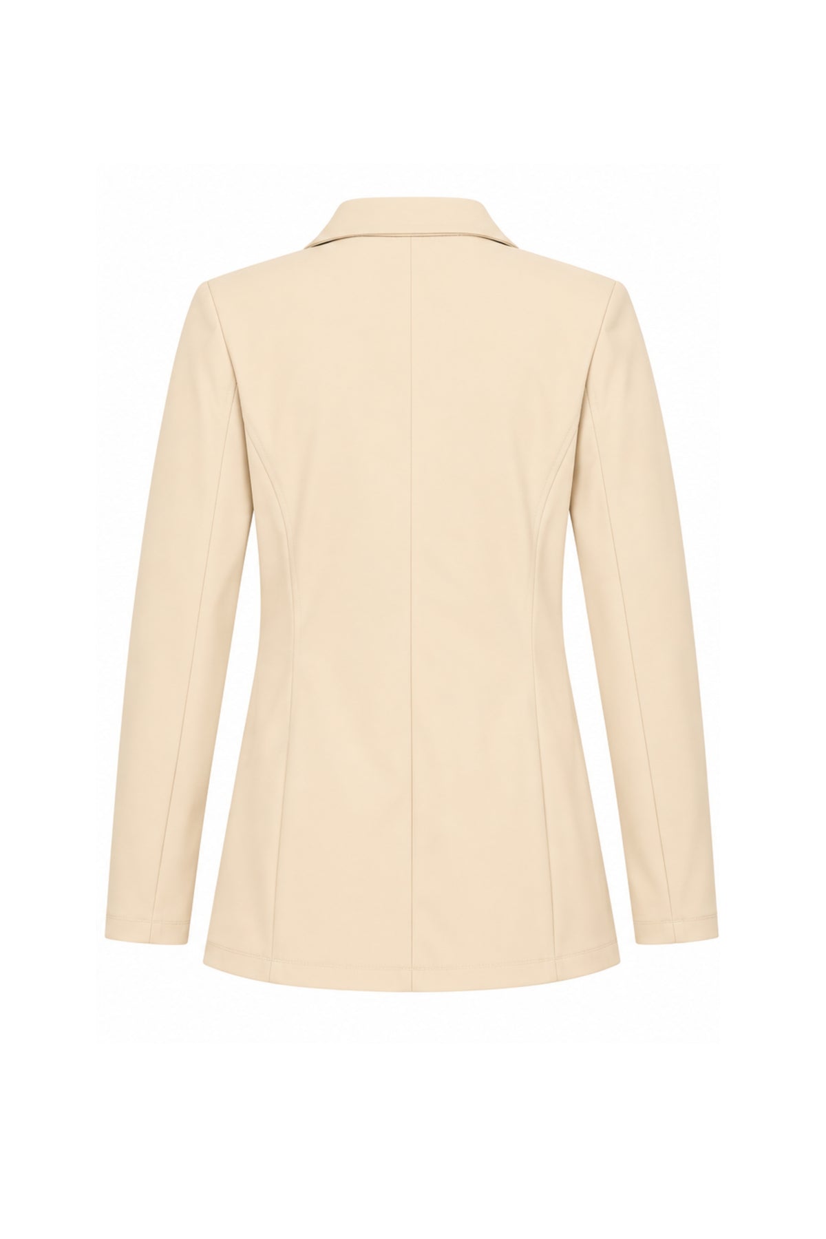 Mi Piace reisblazer in zandkleur, stijlvolle herenjas met knopen en zakken, geschikt voor zakelijk en casual gebruik