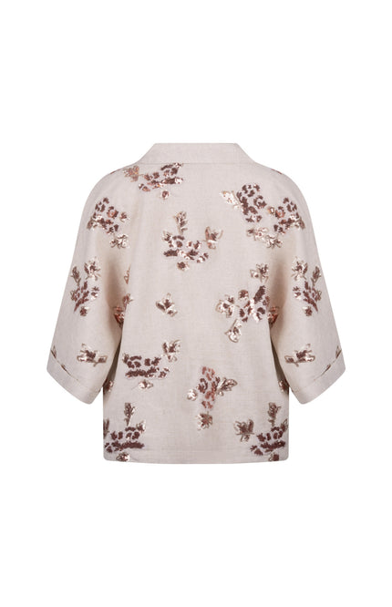 Blazer Bregje Paillet Sand NKS11011