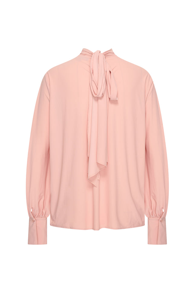 Mi Piace Travel Blouse Bow Light Mellow Rose 202774 Stretchshop.nl