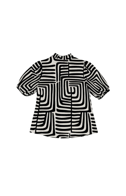 Elvira Casuals Blouse Abby African Zebra Stretchshop.nl