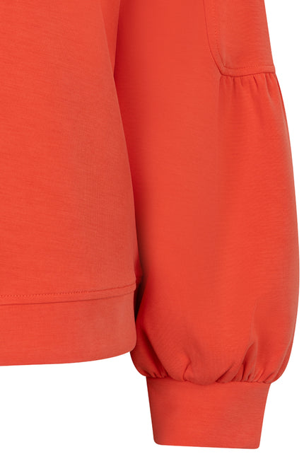 Sweater Fancy Slve Modal Chili Red SP26.05000