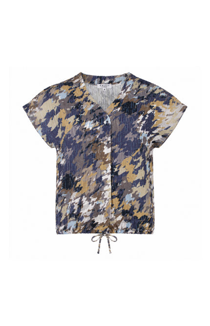 Blouse Drawstring Multicolor 183684