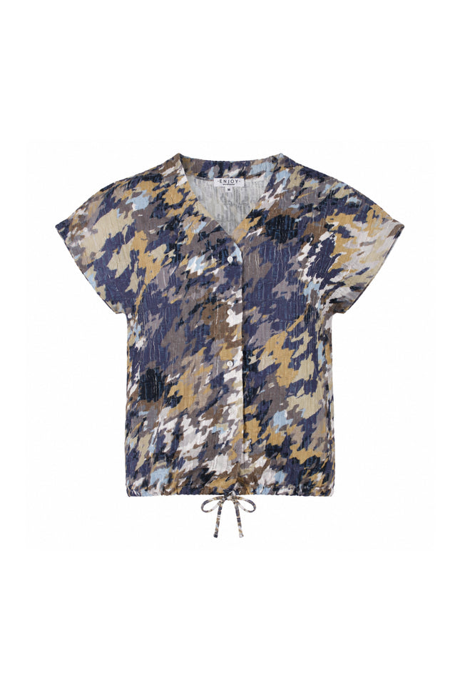 Blouse Drawstring Multicolor 183684