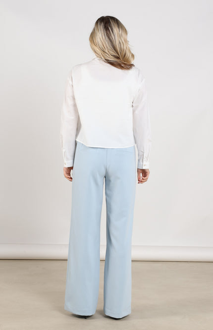 Nukus Blouse Noor Pearl Offwhite NKS02106 Stretchshop.nl