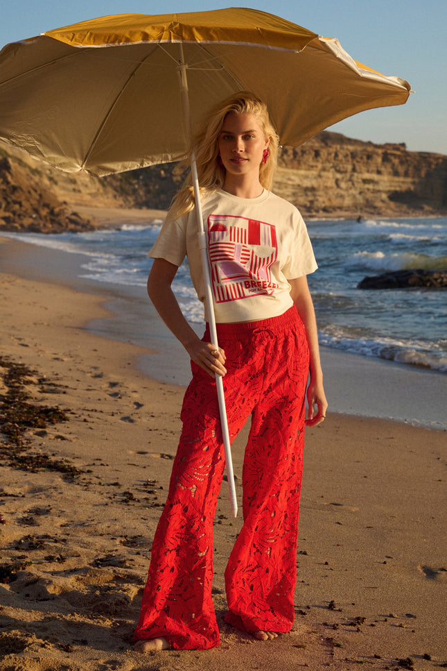 POM Amsterdam T-shirt Breeze White SP9574 Stretchshop.nl