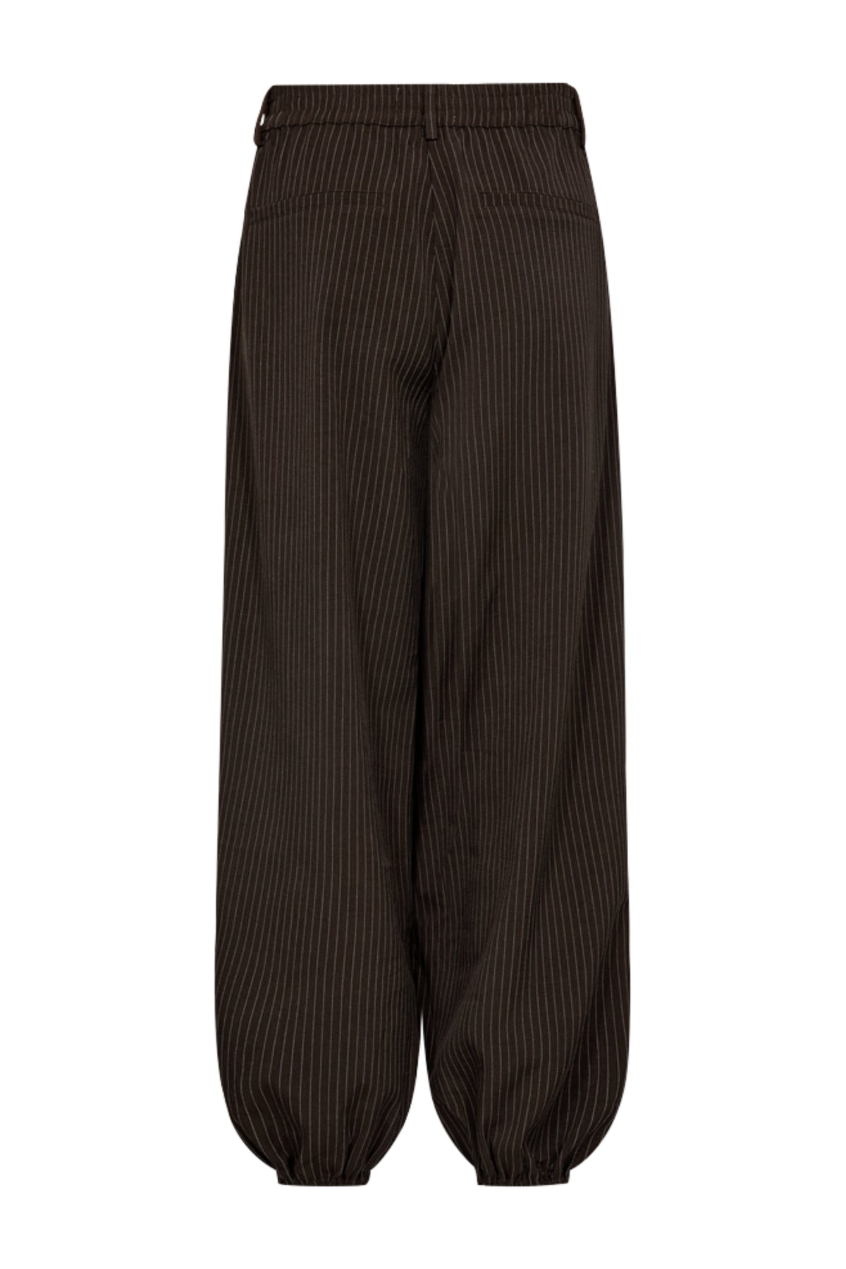 Offwhite Freequent Fqmali Mole broek met rechte pasvorm en elastische taille, zichtbaar op de afbeelding.
