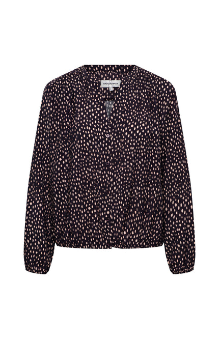 Blouse Adelle Bambi Deep Plum BL475