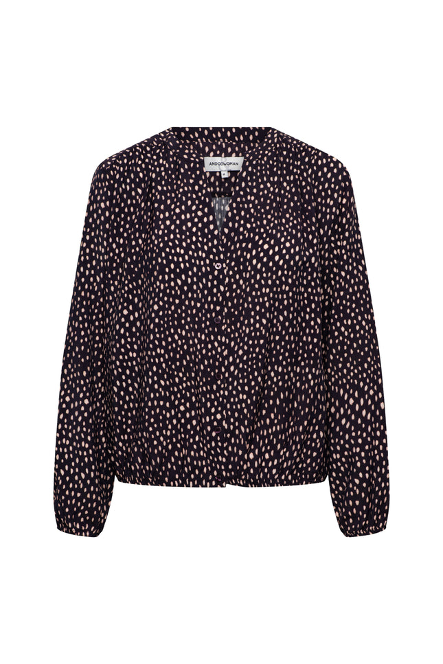 Blouse Adelle Bambi Deep Plum BL475