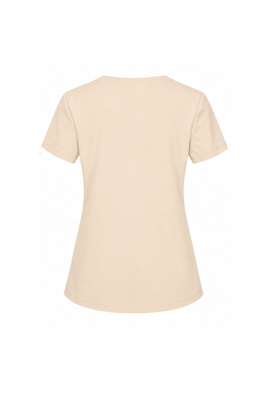 Mi Piace Travel Top Sand 202080, lichtgewicht en comfortabel zomer top met zandkleurig design, geschikt voor reizen en casual draagstijl.