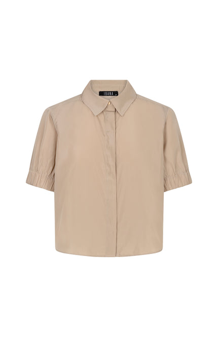 Ibana Blouse Bonnie Ostra Beige Stretchshop.nl
