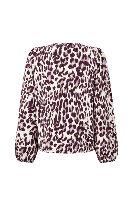Travel Blouse Nathalie Mauve Bordeaux 264