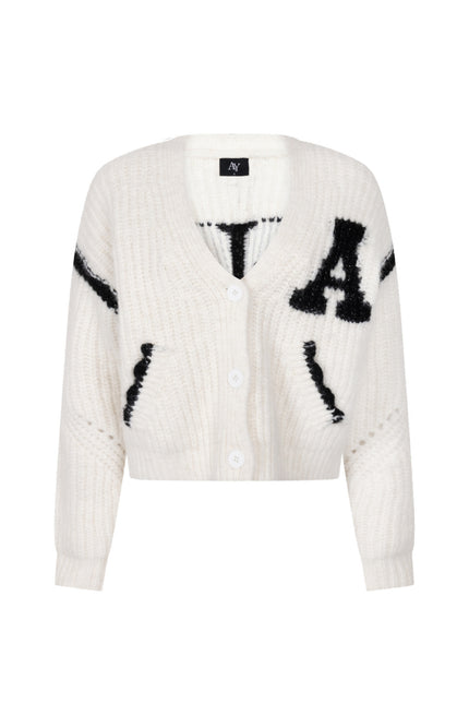 Vest Cammy Offwhite Black A26