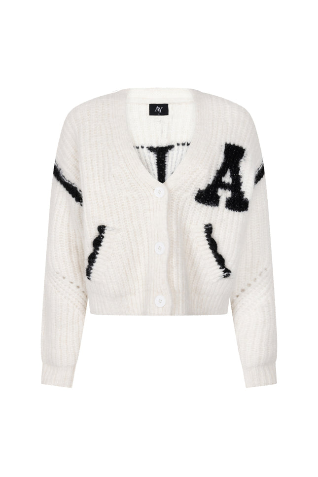 Vest Cammy Offwhite Black A26