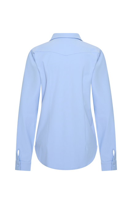 Mi Piace Travel Blouse Lavender Blue 60840 Stretchshop.nl