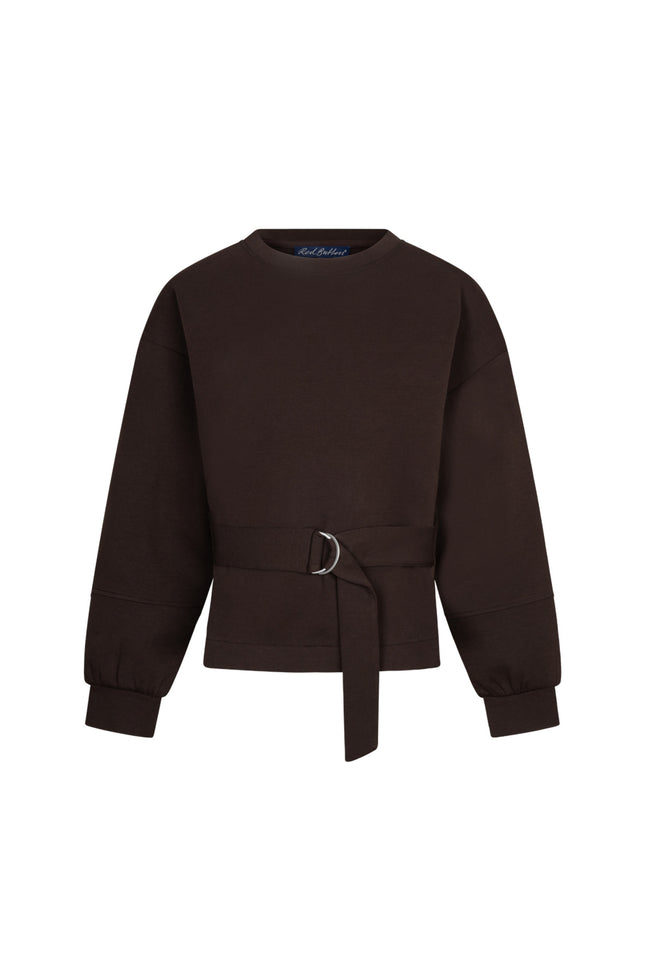 Top Shakira & Belt Scuba Espresso SRB4996