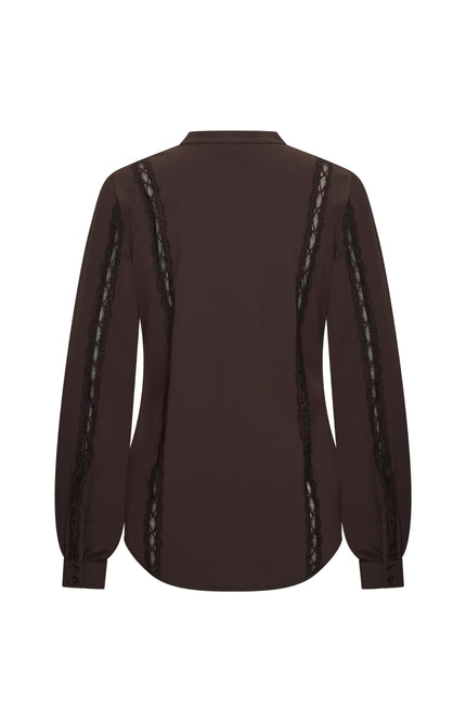 Mi Piace Travel Top Lace Espresso 202776 Stretchshop.nl