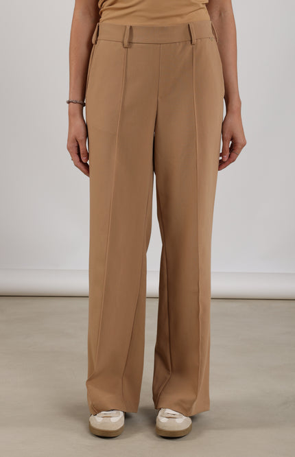 Nukus Broek Jill Camel NKS09068 Stretchshop.nl