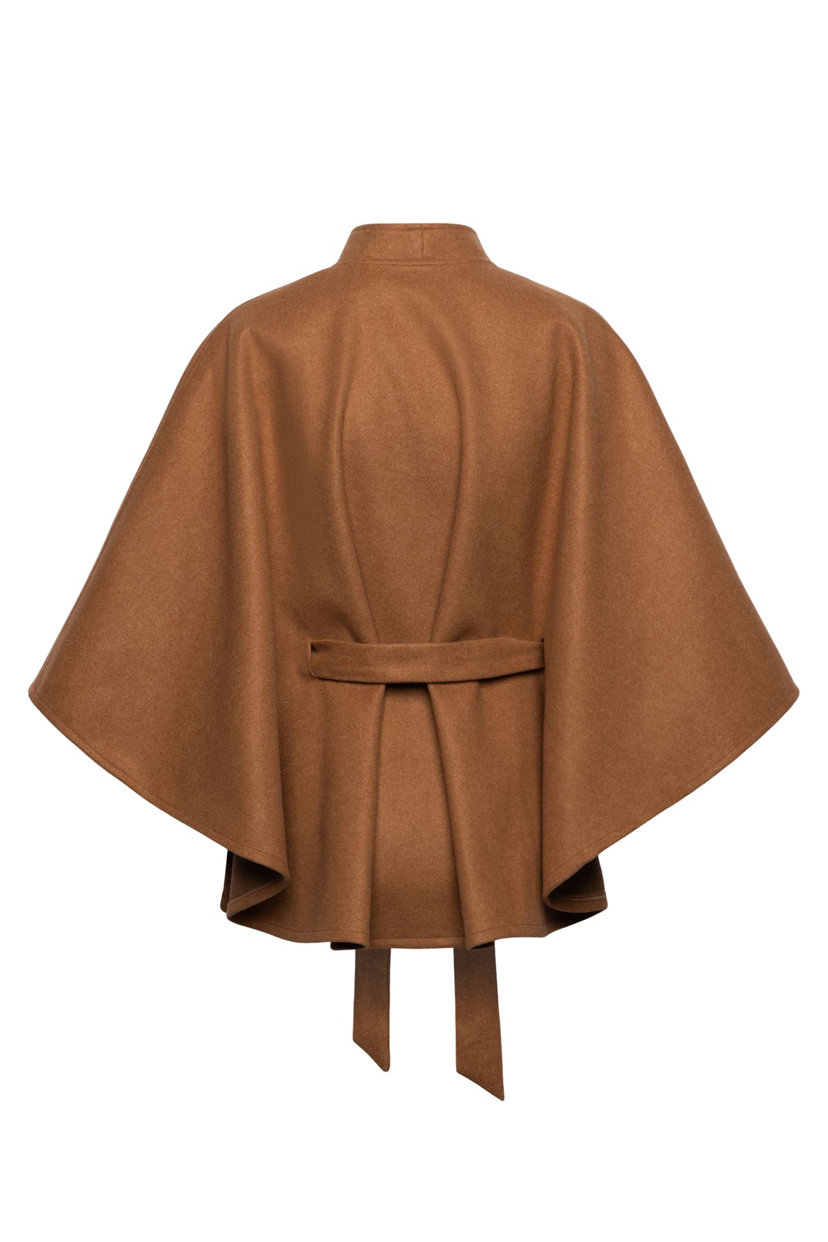 Lichtbruine Camille Camel JA166 jas voor dames van &Co woman, getoond in close-up met details van de stof en snit