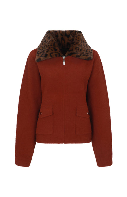 Vest Dallan Knitting Burnt Henna