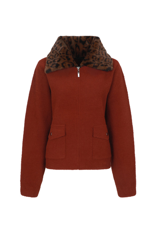 Vest Dallan Knitting Burnt Henna
