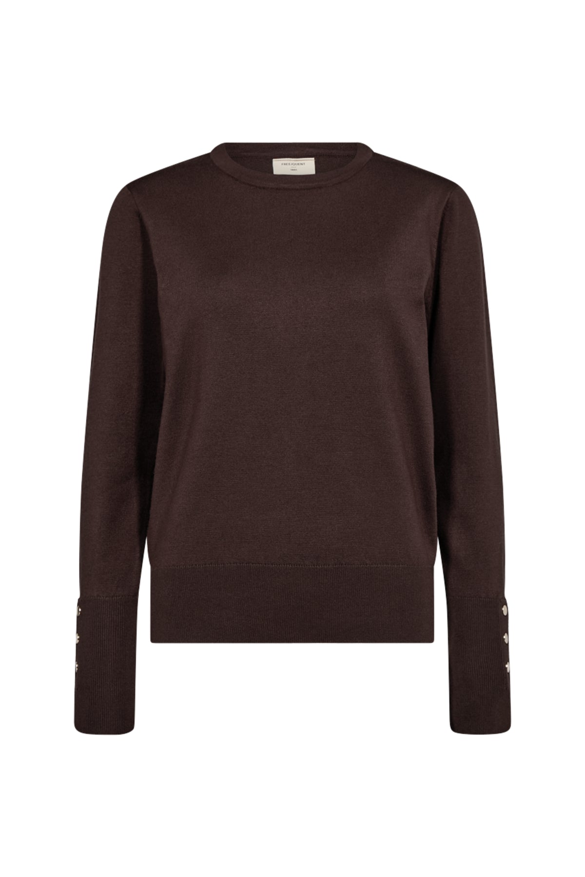 Gratisquent Fqkatie Mole trui in zachte knit met grafische print, lange mouwen en ronde hals, comfortabel en stijlvol voor dames.
