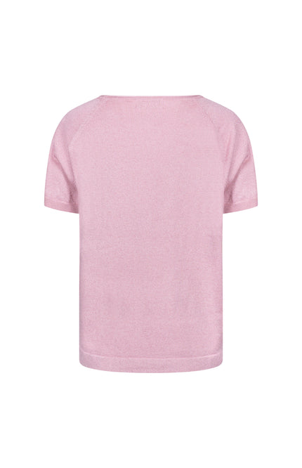 Nukus Top Anita Lurex Blush NKS01085 Stretchshop.nl