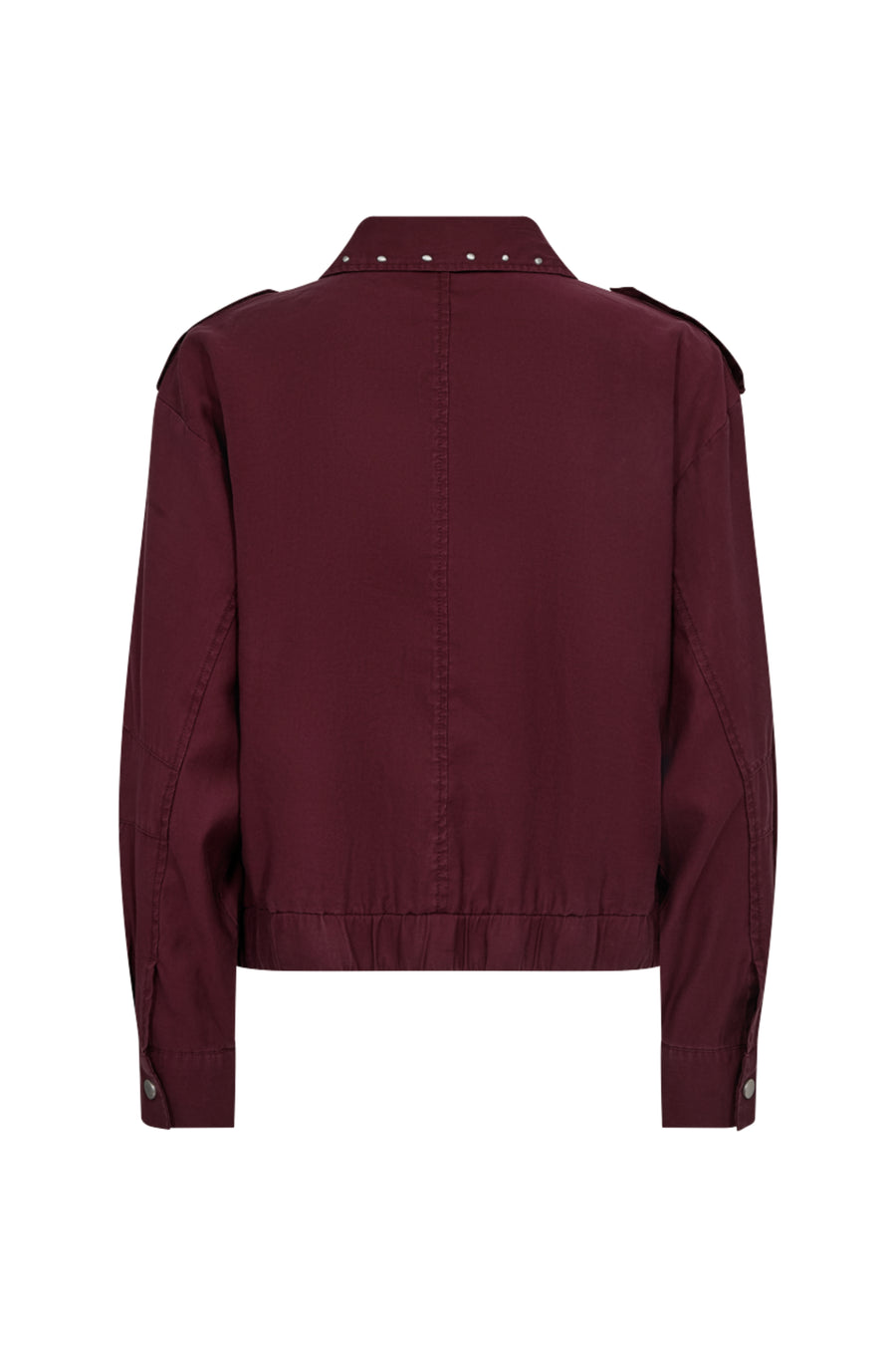Freequent Fqandy Port Royale jas met capuchon, waterdicht en ademend, in stijlvolle blauwe kleur, close-up van de stof en details